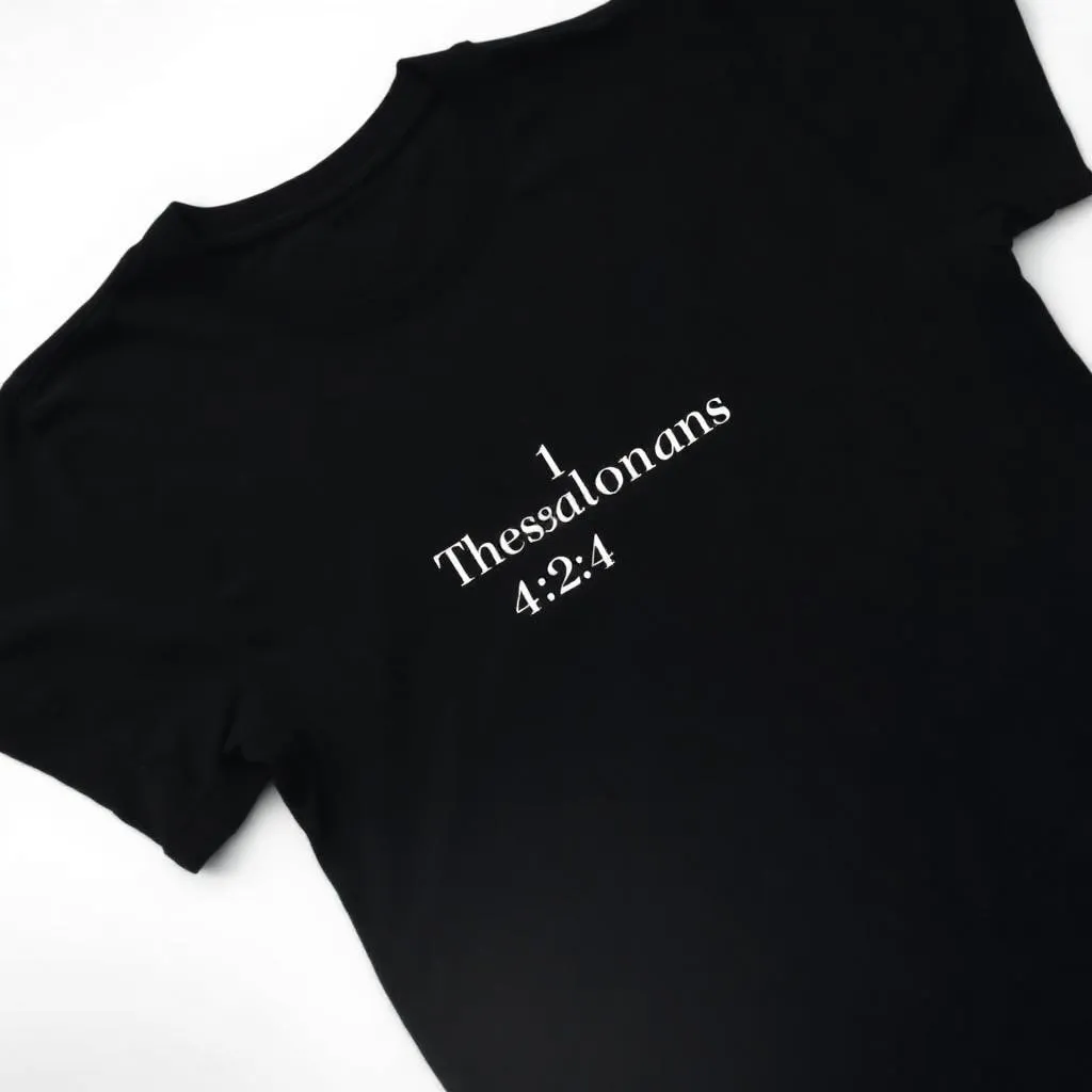 1 Thessalonians 4:14 tee flat-lay
